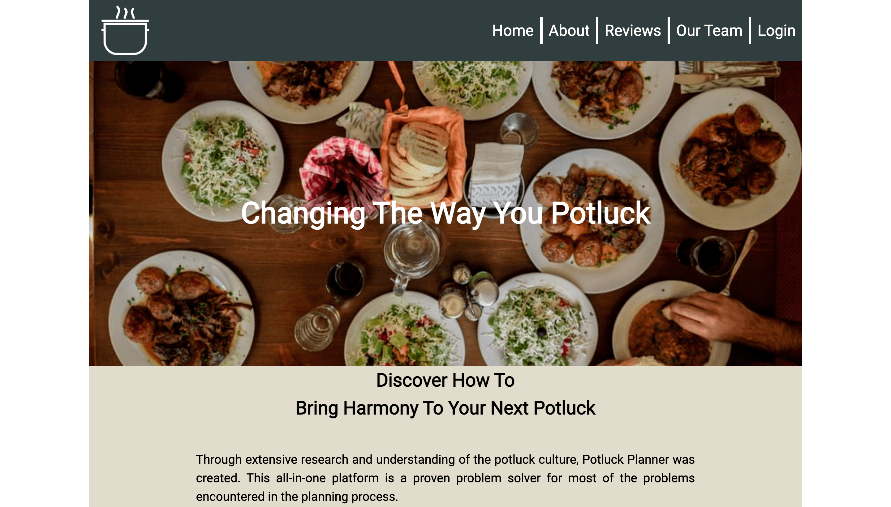 Potluck Planner